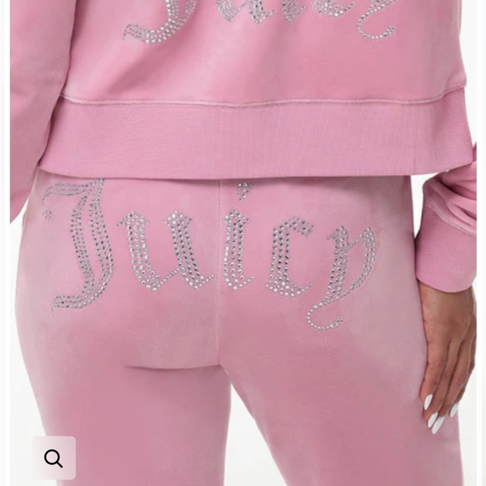 Juicy Couture Pink Velour Tracksuit - Picture 6 of 8